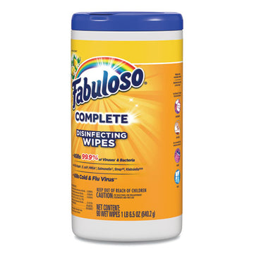 Fabuloso® Multi Purpose Wipes, Lemon, 7 X 7, 90-canister freeshipping - TVN Wholesale